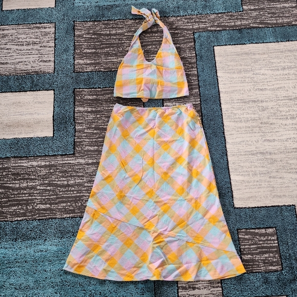 Free People Maria Madras set - Picture 2 of 13